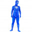 Blue and White Full Body Spiderman Zentai