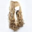 Brown Gradient Cute Double Ponytail 70cm Princess Lolita Curly Wig