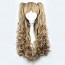 Brown Gradient Cute Double Ponytail 70cm Princess Lolita Curly Wig