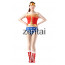 Halloween Female Captain America Spandex Lycra Zentai Suit 