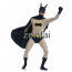 Batman Full Body Black and Grey Spandex Lycra Cosplay Zentai Suit