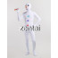 Full Body White Bird Spandex Lycra Zentai Suit 