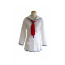 Guilty Crown Ouma Mana White School Uniform Cosplay Costume