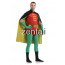 Robin Full Body Red and Green Spandex Lycra Cosplay Zentai Suit