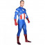 Halloween The Avengers Captain America Full Body Zentai Suit 