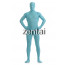 Man's Full Body LightSkyBlue Color Spandex Lycra Zentai