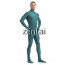 Man's Full Body Peacock Blue Color Spandex Lycra Zentai