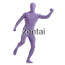Man's Full Body Violet Color Spandex Lycra Zentai