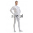 Man's Full Body White Color Spandex Lycra Zentai