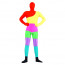 Rainbow Mixed Color Lycra Zentai