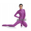 Women's Full Body Purple Color Spandex Lycra Zentai