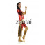 X-man Red Phoenix Marvel Girl Shiny Metallic Zentai Suit 