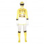 Yellow and White Super Hero Lycra Zentai Suit