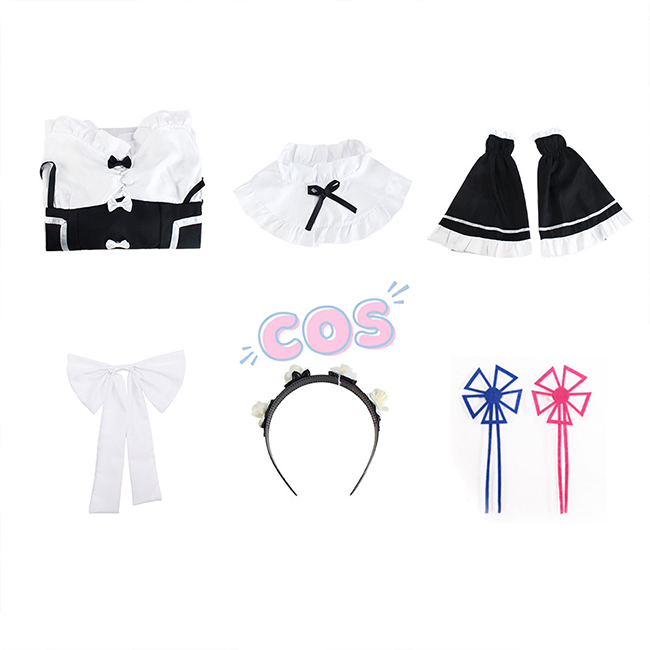 Re: Life In A Different World From Zero Ram Maid Outfit Cosplay Costume