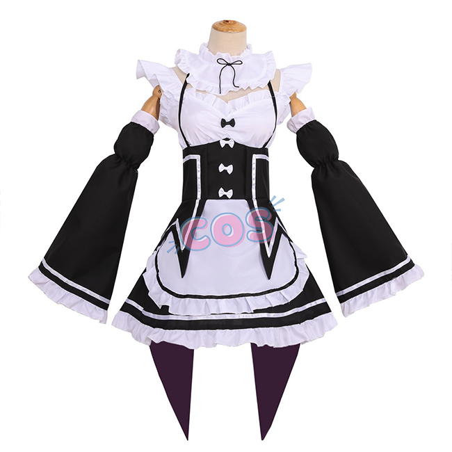 Re: Life In A Different World From Zero Rem Maid Outfit Cosplay Costume