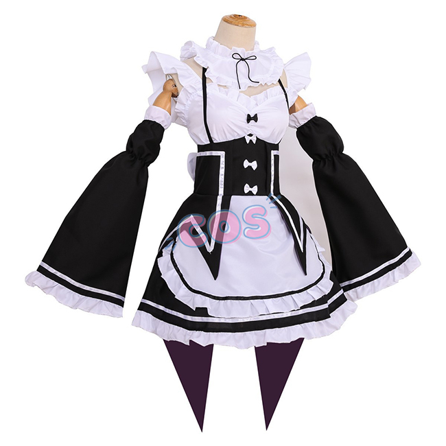 Re: Life In A Different World From Zero Rem Maid Outfit Cosplay Costume