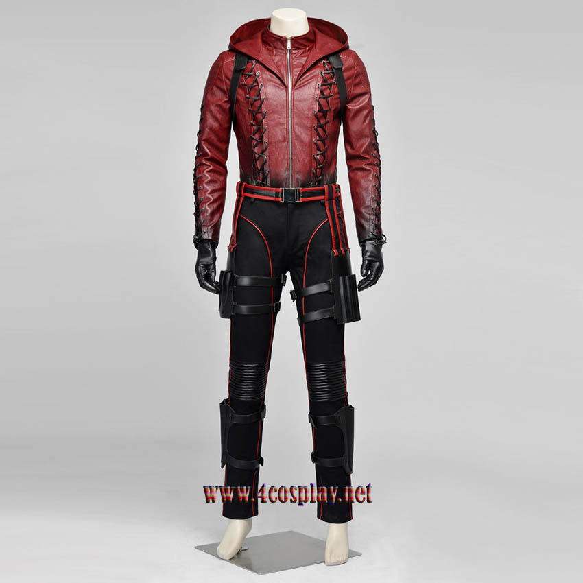 Arrow Season 3 Red Arrow Roy Harper Outfit Cosplay Costume