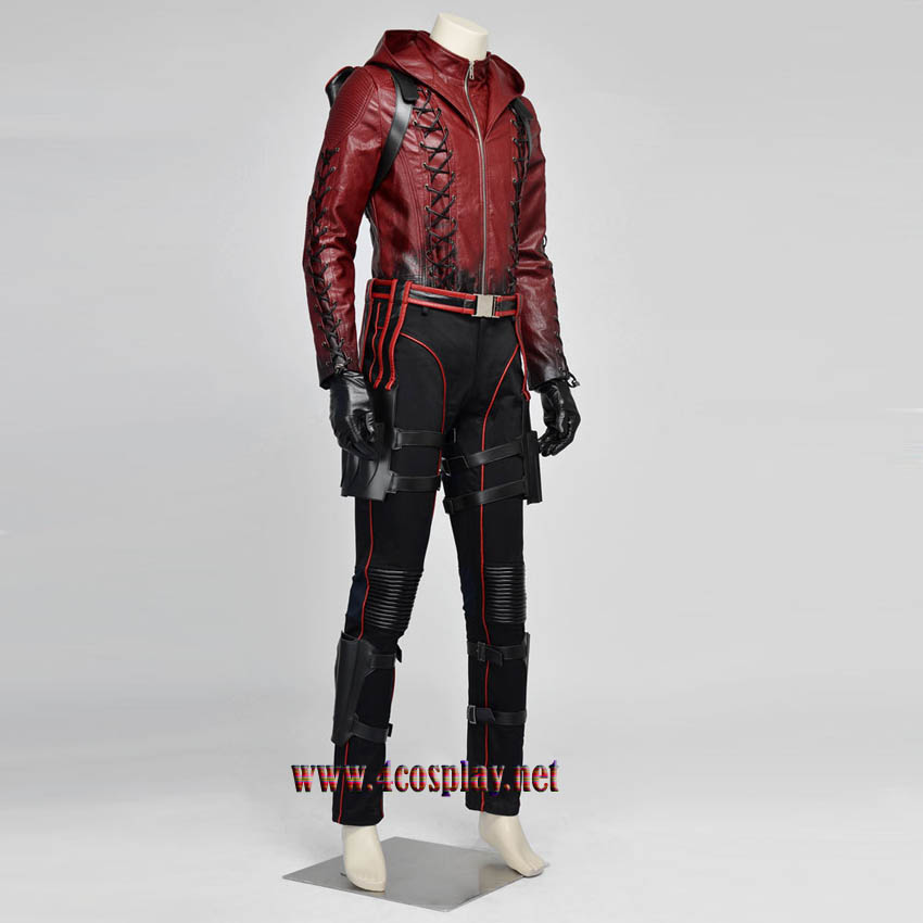 Arrow Season 3 Red Arrow Roy Harper Outfit Cosplay Costume