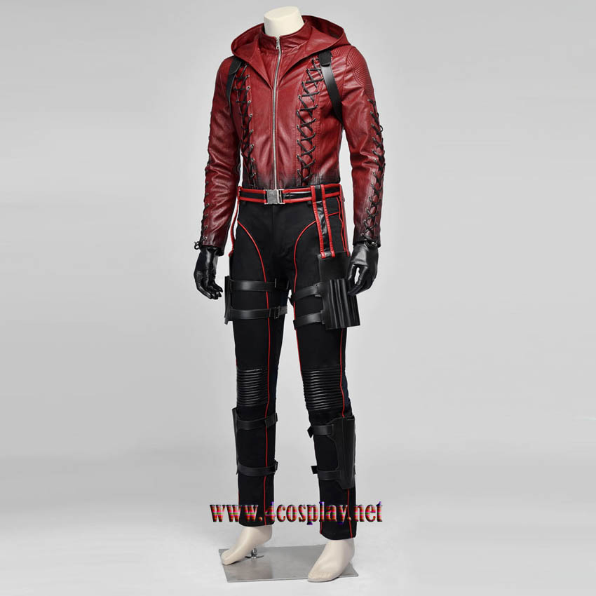 Arrow Season 3 Red Arrow Roy Harper Outfit Cosplay Costume