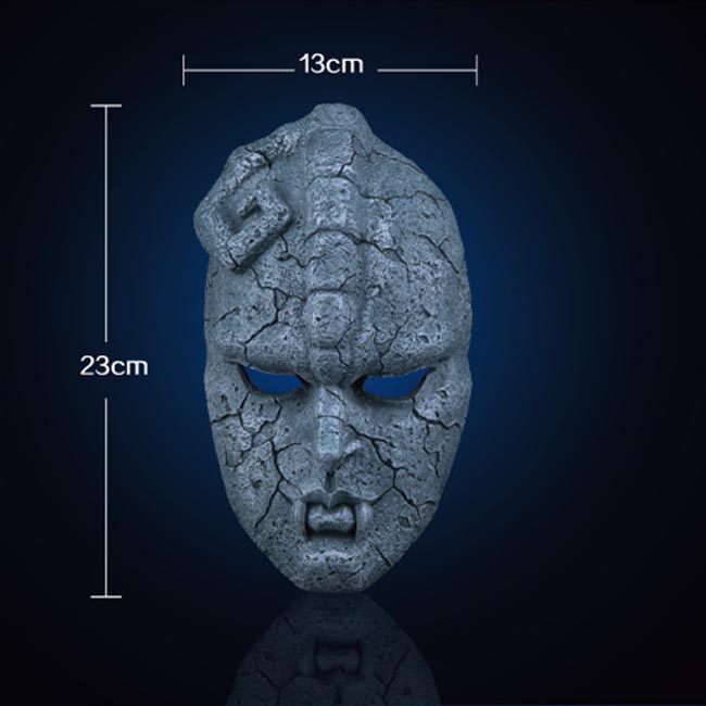 Anime JoJo Bizarre Adventure Full Face Stone Ghost Mask Resin Mask