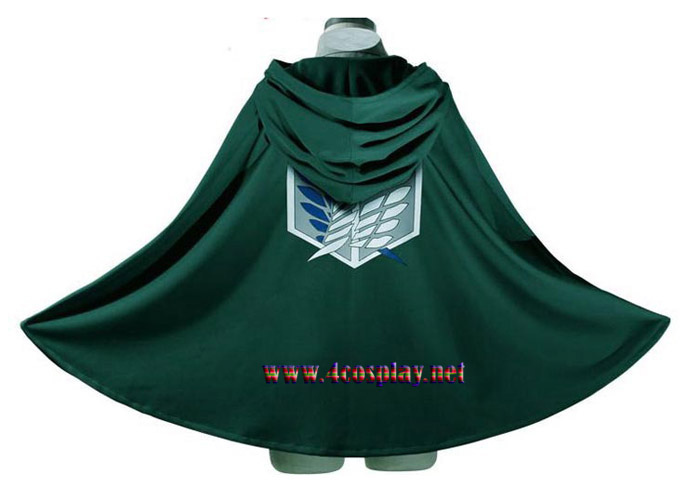 Attack on Titan Cape Shingeki No Kyojin Levi/Eren Scout Legion Cosplay Cloak