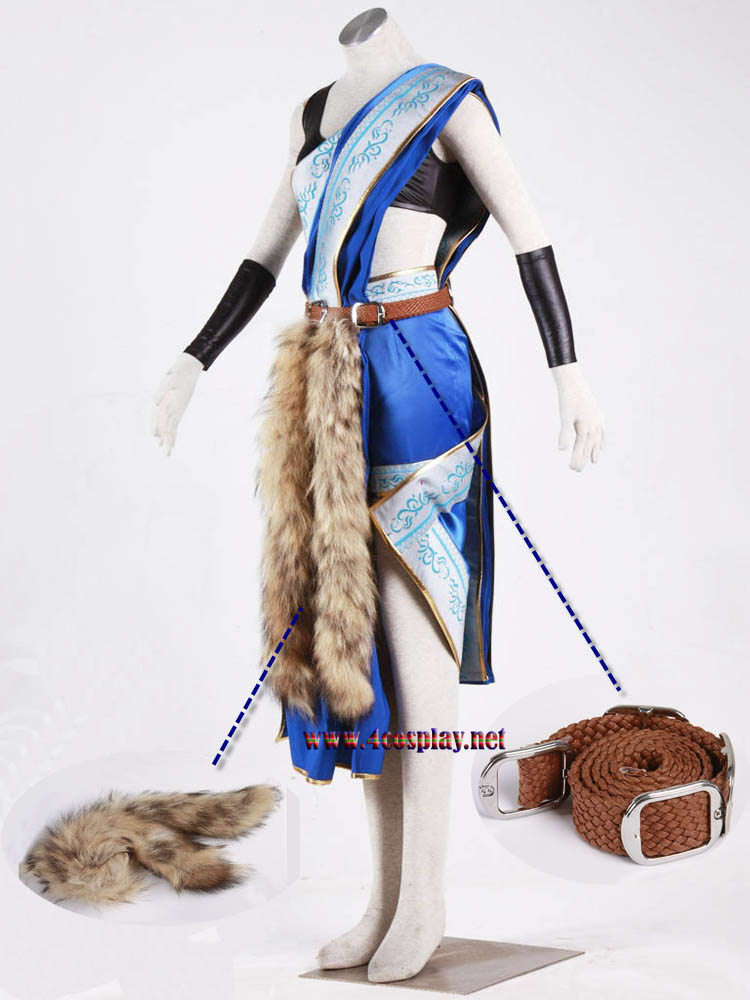 Final Fantasy XIII Oerba Yun Fang Cosplay Costume