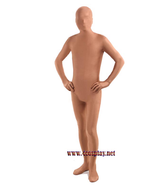 Flesh color full body unisex zentai suit