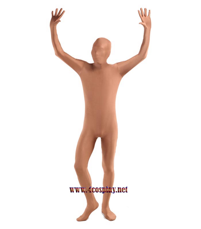 Flesh color full body unisex zentai suit