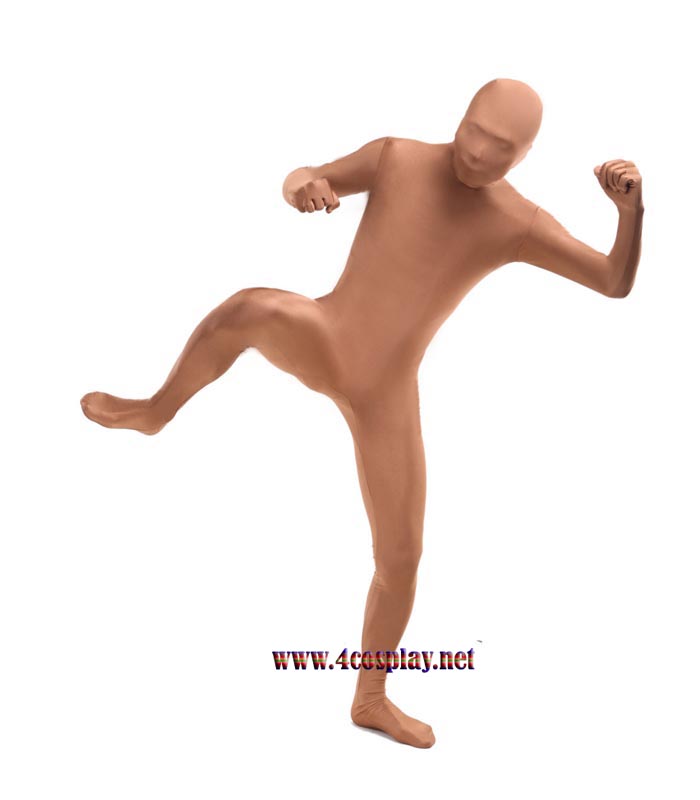 Flesh color full body unisex zentai suit