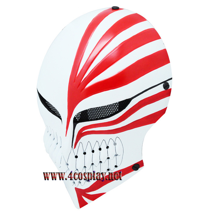 GRP Mask Anime Bleach Mask Kurosaki ichigo Cosplay Mask Glass Fiber Reinforced Plastics Mask