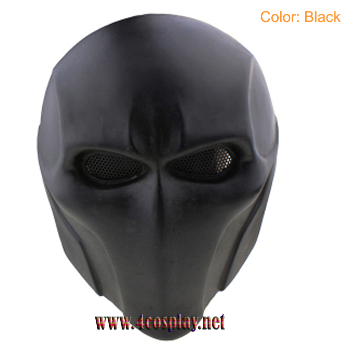 GRP Mask Anime Deathstroke Mask Deathstroke Cosplay Mask Glass Fiber Reinforced Plastics Mask