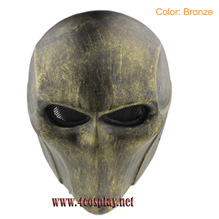 GRP Mask Anime Deathstroke Mask Deathstroke Cosplay Mask Glass Fiber Reinforced Plastics Mask