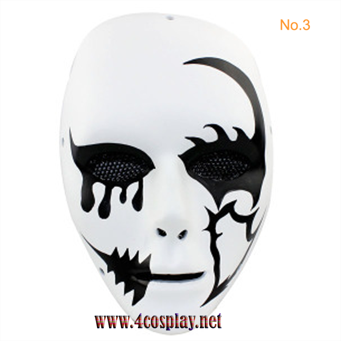 Melbourne Shuffle Dance Hand-painted Cosplay Mask