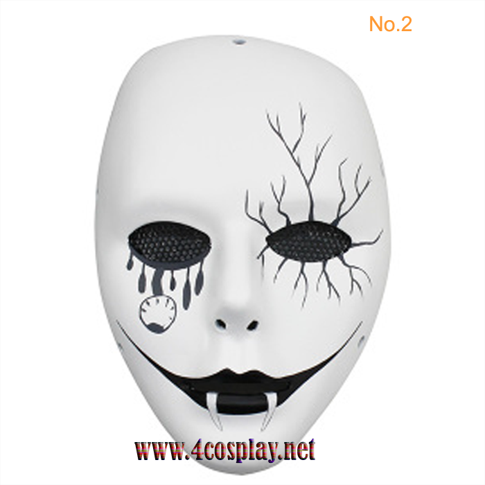 Melbourne Shuffle Dance Hand-painted Cosplay Mask