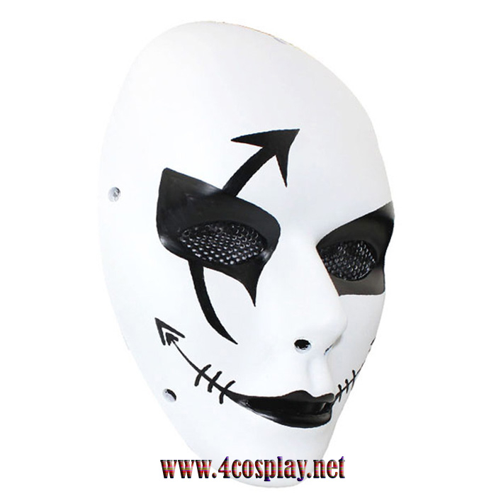 Melbourne Shuffle Dance Hand-painted Cosplay Mask