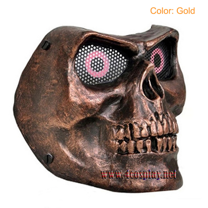 Army of Two Tyson Rios Half Face Horror Cosplay Mask