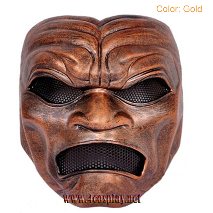 GRP Mask Game League of Legends Cosplay Mask Pantheon Horror Mask Glass Fiber Reinforced Plastics Mask