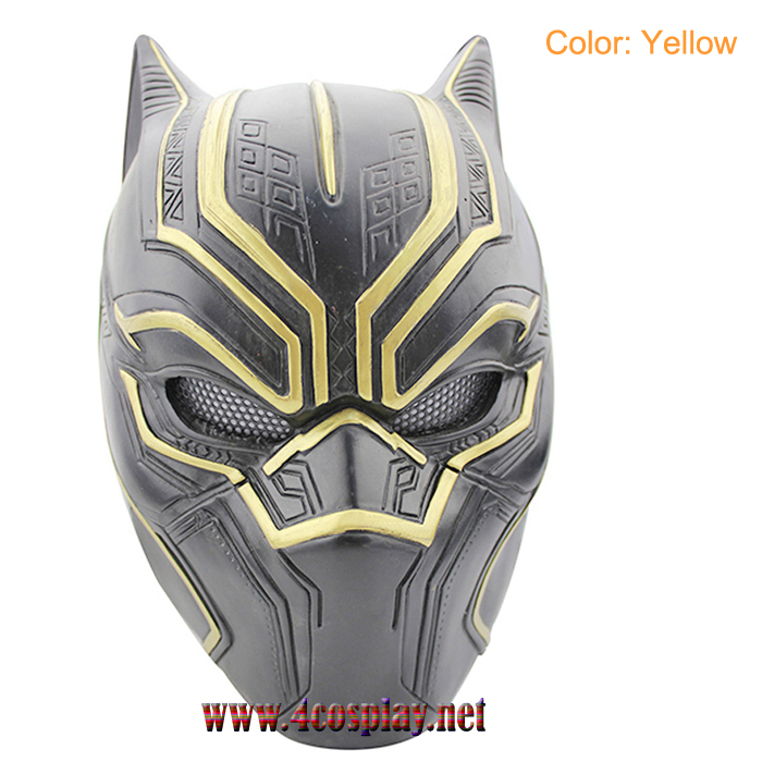 Marvel Captain America 3: Civil War The Black Panther Cosplay Mask