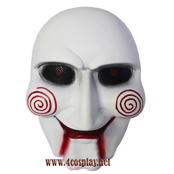 GRP Mask Movie Saw Cosplay Mask Scary Billy Horror Mask Glass Fiber Reinforced Plastics Mask