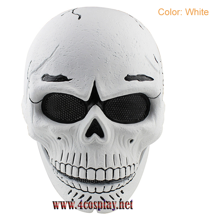 GRP Mask Movie Spectre Cosplay Mask Spectre Skull Head Horror Mask Glass Fiber Reinforced Plastics Mask