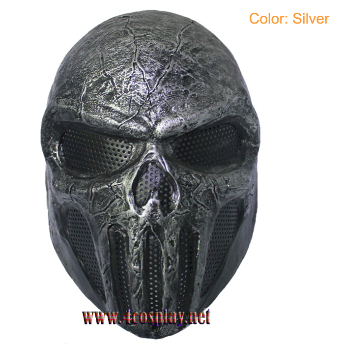 GRP Mask Movie The Punisher Horror Mask Frank Castle Cosplay Mask Glass Fiber Reinforced Plastics Mask