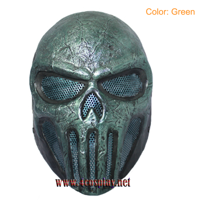 GRP Mask Movie The Punisher Horror Mask Frank Castle Cosplay Mask Glass Fiber Reinforced Plastics Mask