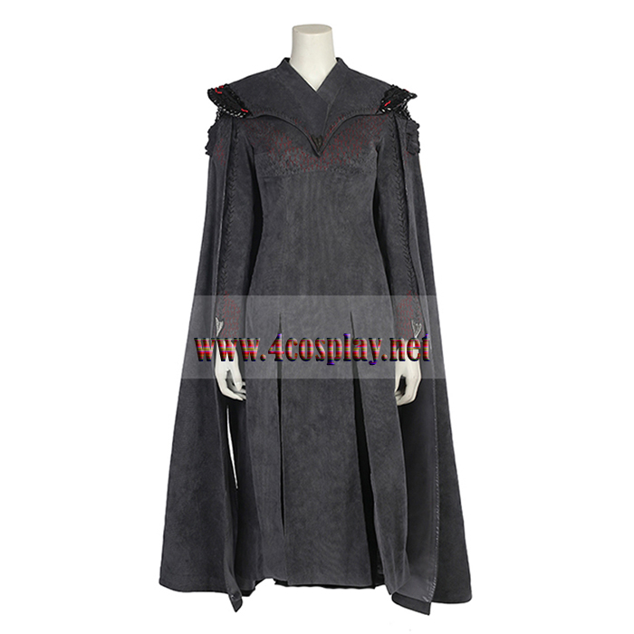 Game of Thrones Daenerys Targaryen Black Outfit Cosplay Costume