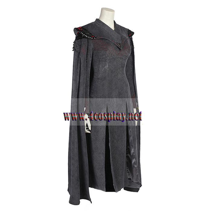 Game of Thrones Daenerys Targaryen Black Outfit Cosplay Costume