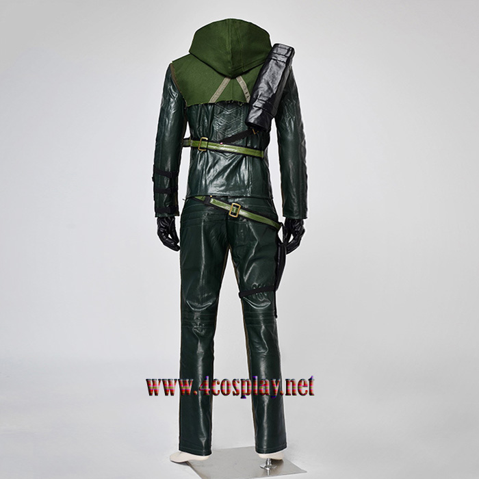 Arrow Superhero Green Arrow Oliver Queen Outfit Cosplay Costume