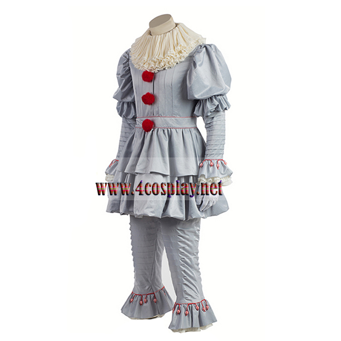 Movie It Pennywise Clown Cosplay Costume