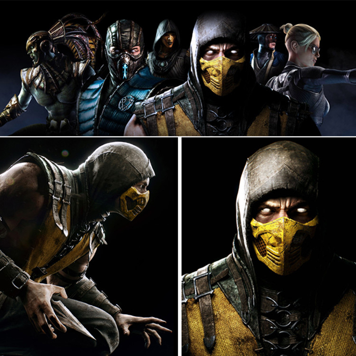 Mortal Kombat Scorpion Cosplay Mask