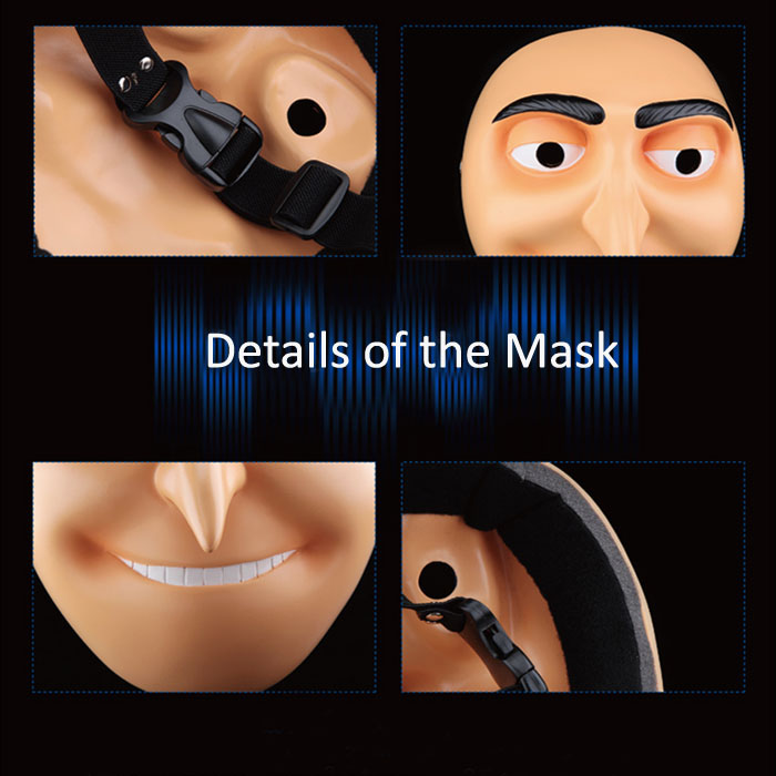 Despicable Me Dad Gru Cosplay Mask