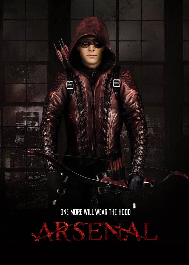 Arrow Season 3 Red Arrow Roy Harper Outfit Cosplay Costume