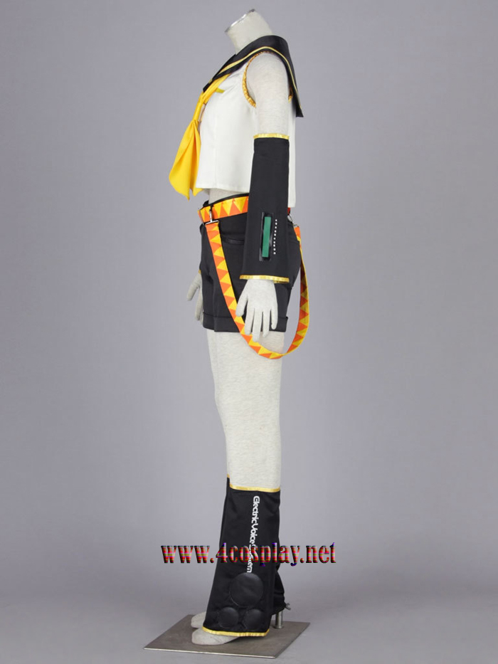 Vocaloid 1 Kagamine Rin Cosplay Costume Outfit